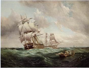 unknow artist Seascape, boats, ships and warships. 11
